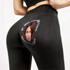 Custom Photo Eyes Up Here - Personalized Custom Women Leggings - Gift For Wife, Anniversary