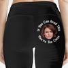 Custom Photo Eyes Up Here - Personalized Custom Women Leggings - Gift For Wife, Anniversary