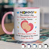 Love Growing Inside You - Family Personalized Custom Accent Mug - Mother's Day, Baby Shower Gift, Gift For First Mom, Newborn Baby