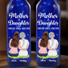 A Love That Time Can't Fade - Family Personalized Custom Blue Bottle Lamp - Mother's Day, Gift For Mom, Daughter