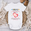 Snuggled in Your Tummy, Loved Forever - Family Personalized Custom Baby Onesie - Mother's Day, Baby Shower Gift, Gift For First Mom, Baby Kids, Newborn Baby