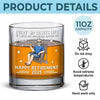 Every Sip Tastes Like It's Not My Problem Anymore - Personalized Custom Whiskey Glass - Appreciation, Retirement Gift For Yourself, Best Friends, Siblings, Family Members