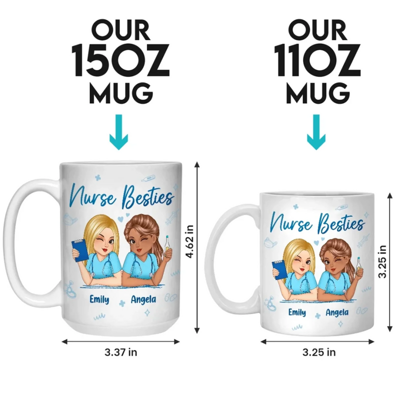 Scrub Life Is Better With You - Nurse Personalized Custom Mug - Appreciation, Thank You Gift, Nurse Life, Doctor Life