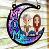 You Complete My World, Mom - Family Personalized Window Hanging Suncatcher Ornament - Mother's Day, Gift For Mom