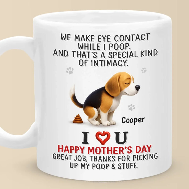 Custom Name Funny Dog Mom Mother's Day Gifts - Personalized Mugs