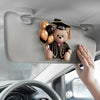 Proudly Graduated And Still Huggable - Family Personalized Custom Car Visor Clip - Graduation Gift For Family Members, Siblings, Brothers, Sisters