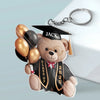 Tassel Worth The Hassle - Family Personalized Custom Shaped Acrylic Keychain - Graduation Gift For Family Members, Siblings, Brothers, Sisters