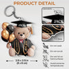 Tassel Worth The Hassle - Family Personalized Custom Shaped Acrylic Keychain - Graduation Gift For Family Members, Siblings, Brothers, Sisters