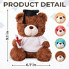 Custom Photo Congrats, Future Begins Now - Family Personalized Custom Graduation Teddy Bear Plush - Graduation Gift For Family Members, Siblings, Brothers, Sisters