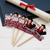 Custom Photo From Cap To Capital - Family Personalized Custom Cake Toppers - Graduation Gift For Family Members, Siblings, Brothers, Sisters
