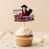 Custom Photo From Cap To Capital - Family Personalized Custom Cake Toppers - Graduation Gift For Family Members, Siblings, Brothers, Sisters