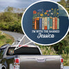 I'm With The Banned - Family Personalized Custom RV Decal - Gift For Yourself, Best Friends, Siblings, Family Members