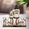 Team Mom, Always In The Game - Family Personalized Custom Acrylic Plaque Custom Shape - Mother's Day, House Warming Gift For Mom, Sport Lovers, Sport Players