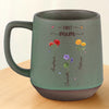 Her Garden Just Keeps Growing - Family Personalized Custom Printed Stoneware 12oz Mug - Mother's Day, Gift For Mom, Grandma