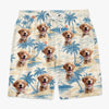 Custom Photo Tropic Like It’s Paw-Sible - Dog & Cat Personalized Custom Tropical Hawaiian Aloha Men Beach Shorts - Summer Vacation Gift For Pet Owners, Pet Lovers
