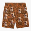 Custom Photo Sandy Paws & Aloha Days - Dog & Cat Personalized Custom Tropical Hawaiian Aloha Men Beach Shorts - Summer Vacation Gift For Pet Owners, Pet Lovers