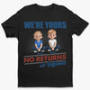 We Came With No Receipt - Family Personalized Custom Unisex T-shirt, Premium T-shirt, Hoodie - Mother's Day, Gift For Mom, Grandma