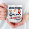 No Returns, All Heart - Family Personalized Custom Mug - Mother's Day, Gift For Mom, Grandma