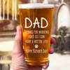 Less Boring, More Barking - Dog Personalized Custom Beer Glass - Father's Day, Gift For Pet Owners, Pet Lovers