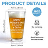 I May Stink Sometimes, But You Still Rock, Dad - Dog Personalized Custom Beer Glass - Father's Day, Gift For Pet Owners, Pet Lovers
