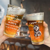 I May Stink Sometimes, But You Still Rock, Dad - Dog Personalized Custom Beer Glass - Father's Day, Gift For Pet Owners, Pet Lovers