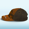 Her Love Blooms Like Sunflowers - Family Personalized Custom Hat, All Over Print Classic Cap - Mother's Day, Gift For Mom, Grandma