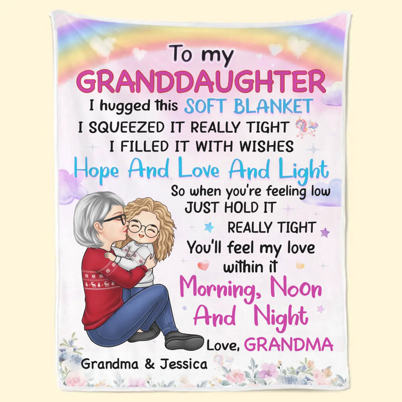 You'll Feel My Love Within It - Family Personalized Custom Blanket - Christmas Gift For Grandma, Grandkid