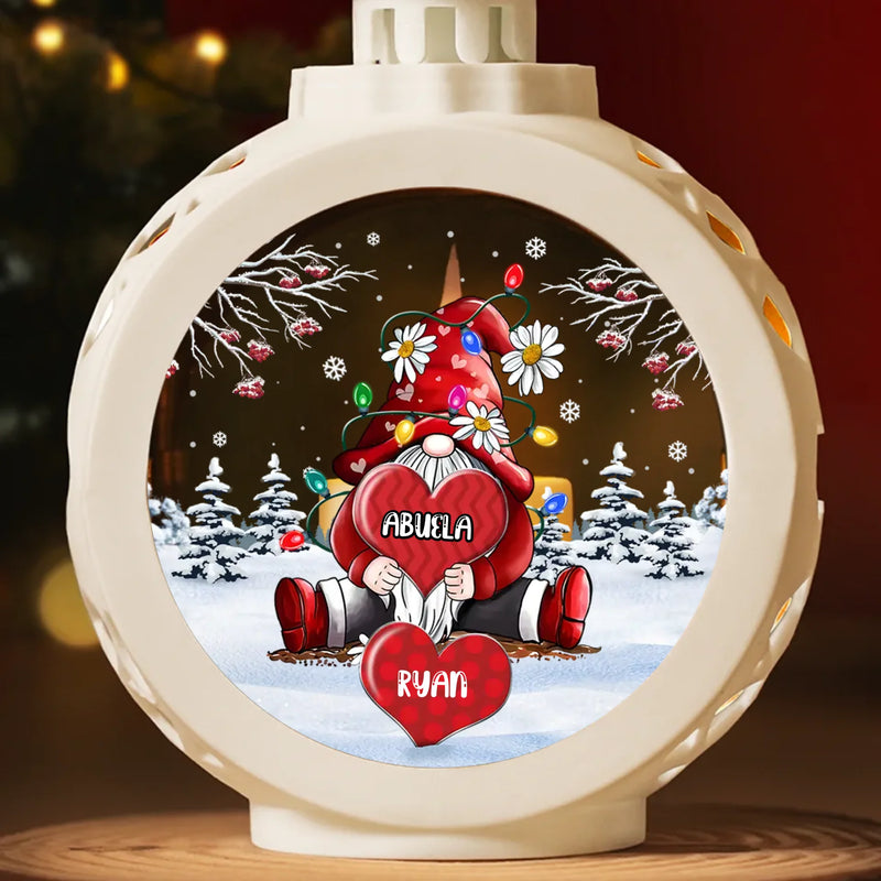 In My Heart, There’s Always Room For My Grandkids - Family Personalized Custom Candlelight Lantern Ornament - Christmas Gift For Mom, Grandma
