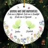 Better Together, Always And Forever - Bestie Personalized Custom 3D Inflated Effect Printed Ornament - Acrylic Custom Shaped - Gift For Best Friends, BFF, Sisters