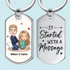 Forever Isn't Long Enough For My Love - Couple Personalized Custom Keychain - Gift For Husband Wife, Anniversary