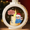 Creating My Own Holiday Magic - Family Personalized Custom Candlelight Lantern Ornament - Christmas Gift For Family Members