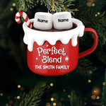 Custom Family Name Perfect Blend Christmas Gifts - Personalized Ornament