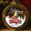 God Blessed The Broken Road That Led Me Straight To You - Couple Personalized Custom Candlelight Lantern Ornament - Christmas Gift For Husband Wife, Anniversary