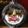 God Blessed The Broken Road That Led Me Straight To You - Couple Personalized Custom Candlelight Lantern Ornament - Christmas Gift For Husband Wife, Anniversary