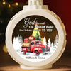 God Blessed The Broken Road That Led Me Straight To You - Couple Personalized Custom Candlelight Lantern Ornament - Christmas Gift For Husband Wife, Anniversary