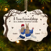 Jingle Ladies Rock - Bestie Personalized Custom Ornament - Wood Custom Shaped - Christmas Gift For Best Friends, BFF, Sisters