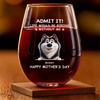 I’m The Reason For The Fur And The Fun - Dog & Cat Personalized Custom Wine Glass - Mother's Day, Gift For Pet Owners, Pet Lovers