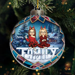 Custom Name Family Christmas Gifts - Personalized Ornament