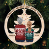 Grandma Always Has Time To Talk And Makes You Feel Special - Family Personalized Custom Ornament - Acrylic Custom Shaped - Christmas Gift For Grandma, Grandkid