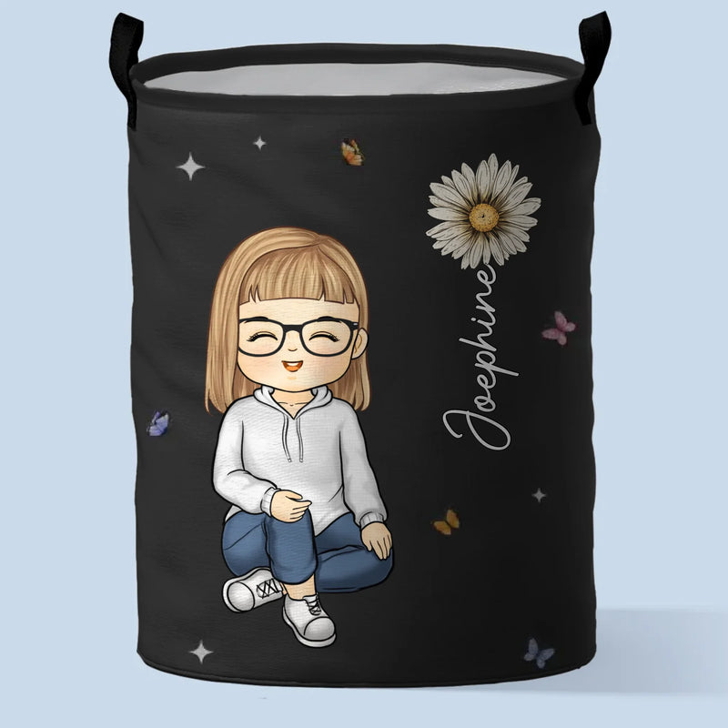 Kids Are Like Stars - Family Personalized Custom Laundry Basket - Gift For Kids