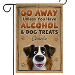 Custom Name Funny Dog Lover Gifts - Personalized Flag