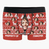 Custom Photo Make Him Feel Loved With A Dash Of Humor - Funny Personalized Custom Boxer Briefs, Men's Boxers - Christmas Gift For Boyfriend, Husband, Anniversary