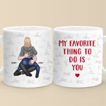 Custom Name Romantic Couple Gifts - Personalized Mugs