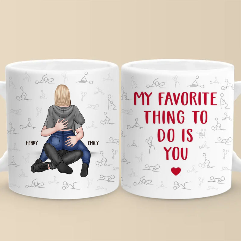 Custom Name Romantic Couple Gifts - Personalized Mugs