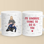 Custom Name Romantic Couple Gifts - Personalized Mugs