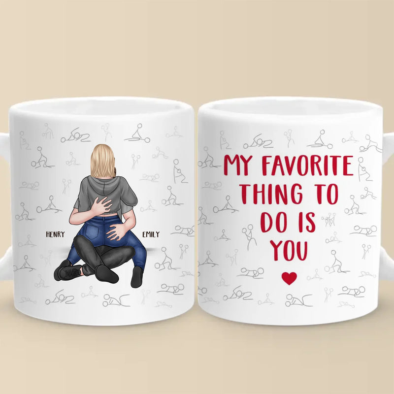 Custom Name Romantic Couple Gifts - Personalized Mugs