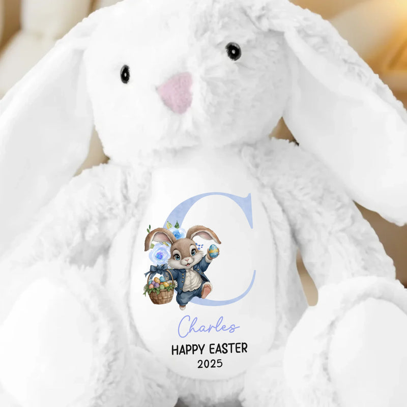Hoppy Easter - Family Personalized Custom Easter Bunny Plush - Easter Gift For Family Members