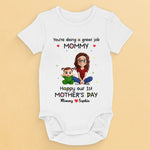 Custom Name Mother's Day Gifts for Mommy - Personalized Baby Onesies