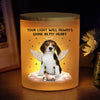 Custom Photo Forever In My Heart - Memorial Personalized Custom Printed Glass Jar With LED Candle - Sympathy Gift For Pet Owners, Pet Lovers