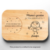 Sweet Treats And Sweeter Memories - Family Personalized Custom Engraved Wooden Tea & Snack Board - Mother's Day, Gift For Mom, Grandma